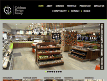 Tablet Screenshot of goldmandesigngroup.com